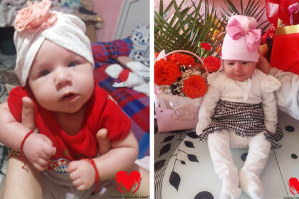 ioana o fetita de doar doua luni nu poate vedea chipul mamei are nevoie de 11 000 de euro pentru operatia ce i ar aduce lumina in ochi 69b82354730aa