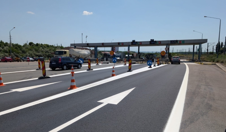 o banda de pe autostrada a2 la statia de taxare fetesti se inchide vineri 69b175b250024