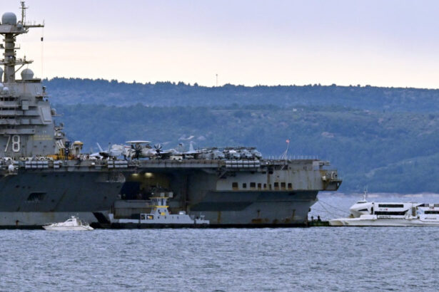 portavionul american uss gerald ford a ajuns in croatia pentru mentenanta asigurari ca nava a ramas deplin operationala 69c7db26adec9
