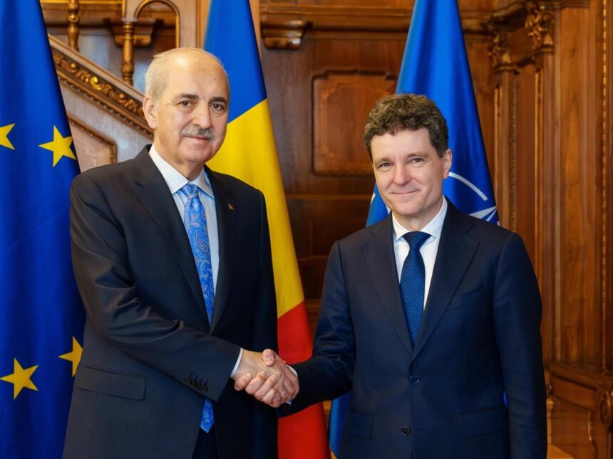 presedintele nicusor dan s a intalnit cu numan kurtulmus presedintele marii adunari nationale a turciei iata ce s a discutat 69c695cd05c81