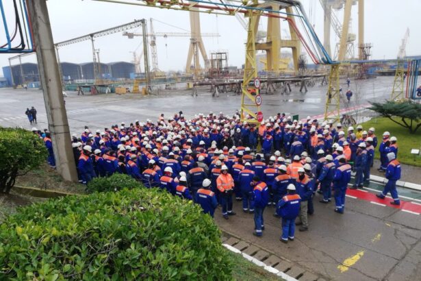 protest la santierul naval mangalia muncitorii nu si au primit salariile de 3 luni 69bbce1b486cb