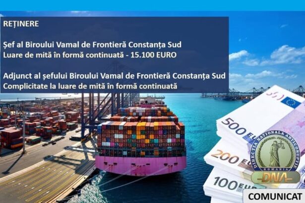 seful biroului vamal de frontiera constanta sud octavian lica parfenie a fost arestat pentru 30 de zile adjunctul sau christian gudu a primit control judiciar 69ab2c96e9e84