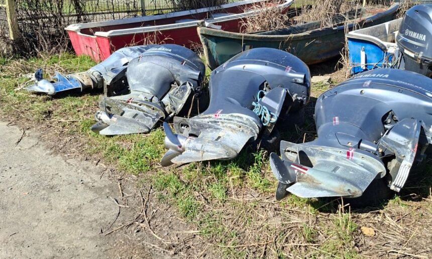 video 22 de motoare de barca de peste un milion de lei furate din alte state au fost descoperite de politistii garzii de coasta si predate proprietarilor 69b18f1f0c681