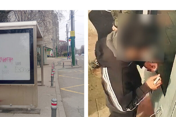 video doi minori din constanta filmati si amendati dupa ce au umplut cu graffiti mai multe cladiri si echipamente stradale 69c644ebcb0d3