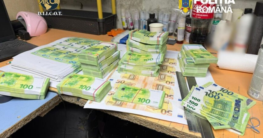 video fabrica de bani falsi la suceava trei romani si un italian au tiparit 2 milioane de euro bancnotele au fost distribuite in bulgaria 69c3aaeca2d37