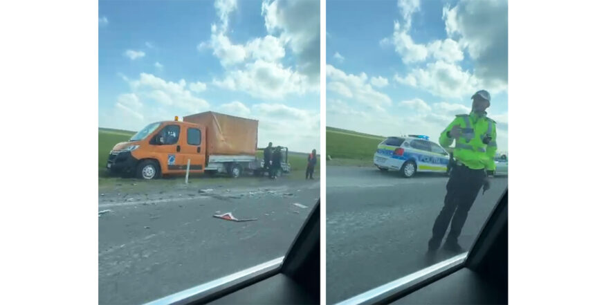 video inca un accident rutier pe dn 3 ostrov constanta sunt implicate mai multe autovehicule 69b6b23d27e49