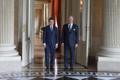 video nicusor dan primit de regele belgiei la laeken discutii tete a tete la castelul regal 69bd67bdd9b40