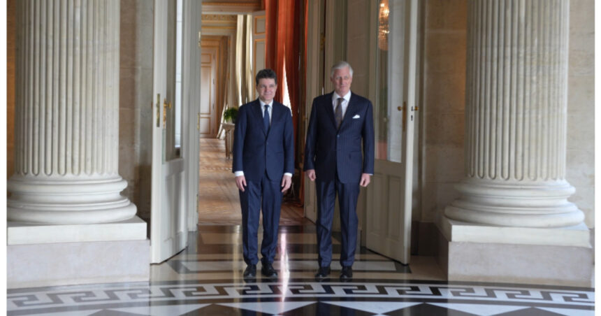 video nicusor dan primit de regele belgiei la laeken discutii tete a tete la castelul regal 69bd67bdd9b40