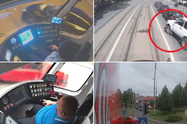 video orasul in care jumatate dintre tramvaiele noi sunt in service pentru reparatii dupa ce au fost lovite in trafic de soferii neatenti 69ba466099885
