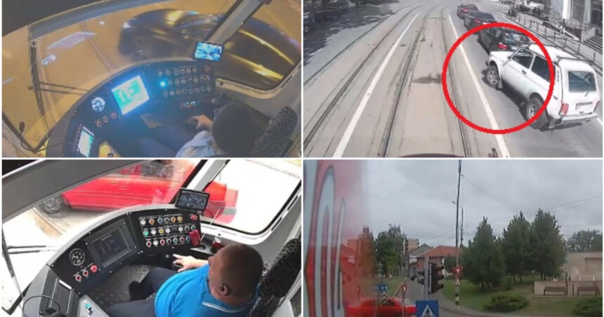 video orasul in care jumatate dintre tramvaiele noi sunt in service pentru reparatii dupa ce au fost lovite in trafic de soferii neatenti 69ba466099885