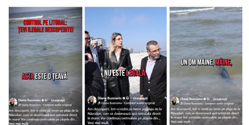 video tevi de deversare care duc direct in mare descoperite de ministrul mediului aici vin copii si inoata 69b6aeb3ed00e