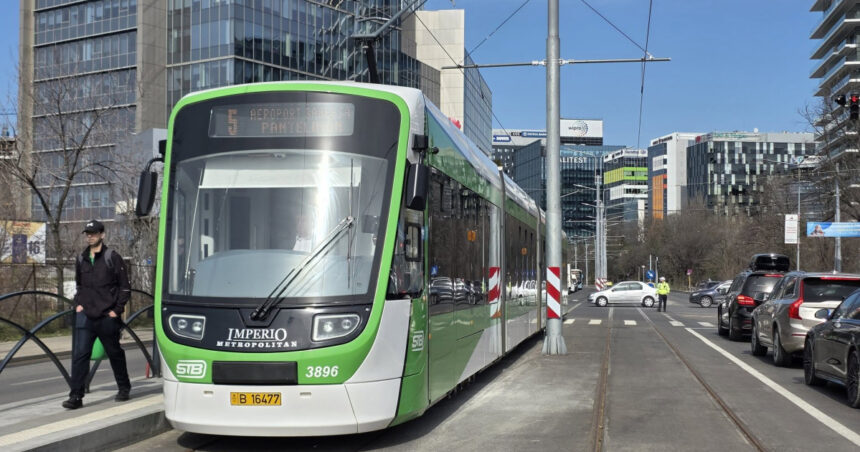video tramvaiul 5 revine pe sine dupa doi ani de pauza traseu extins intre baneasa si pantelimon 69ad5689ccf72