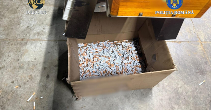 videofoto fabrica ilegala de tigarete descoperita in timisoara diicot a gasit sute de baxuri si tone de tutun 69a82cd49bdcb