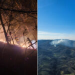 videofoto incendii puternice de vegetatie in doua judete din tara zeci de hectare distruse de flacari elicoptere black hawk trimise in sprijin 69b6982b88a1a