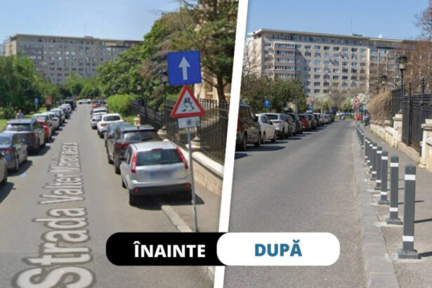 administratia strazilor monteaza stalpisori pe trotuarele din bucuresti pentru a impiedica soferii sa mai parcheze 69d405f937839