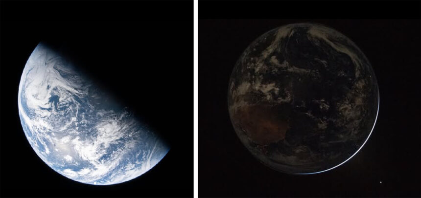 foto astronautii misiunii artemis ii pe drumul spre luna imagini spectaculoase cu pamantul vazut din capsula orion 69cffe00ce555