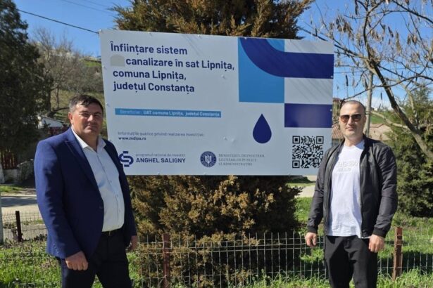 proiect de peste 24 milioane de euro in lipnita primarul nicolae florin dinu a semnat contractul pentru lucrari la reteaua de canalizare 69d3cf667ac80