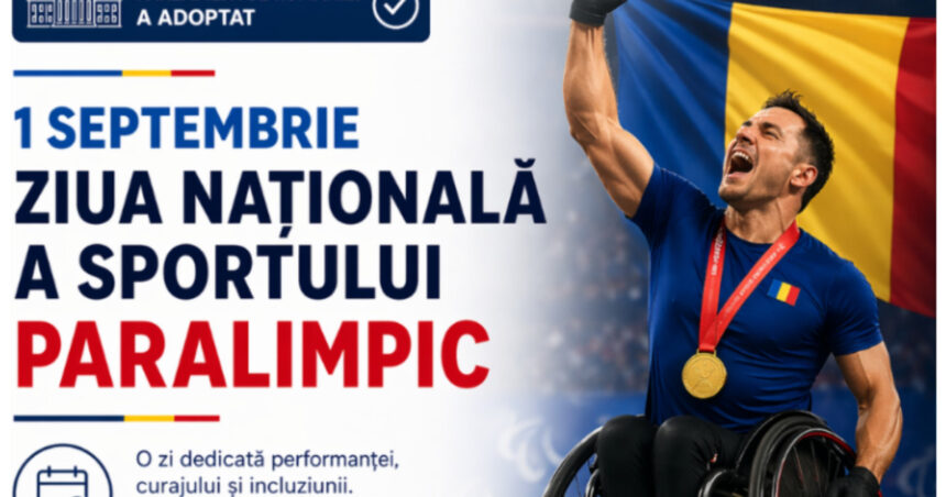 1 septembrie devine ziua nationala a sportului paralimpic legea a fost promulgata de nicusor dan 6a071f9d1a977