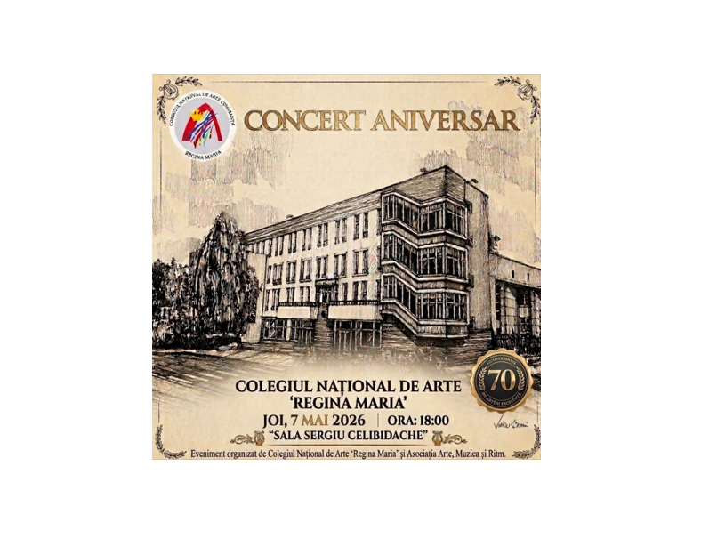 astazi concert aniversar la implinirea a 70 de ani de invatamant vocational la colegiul national de arte regina maria din constanta 69fada3da0039