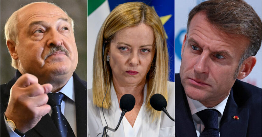 lukasenko o exclude pe giorgia meloni din dialogul cu moscova este o femeie nu poate negocia ce i a propus lui macron 6a1b1adf1d72a