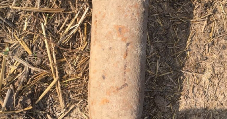 mapn anunta ca un proiectil cu 2 kilograme de explozibil a fost descoperit in curtea unei case nelocuite din tulcea 6a089b5257228