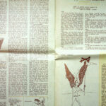 o fisa informativa din anii 80 in caricatura e prezentat un tobosar care tremura de frig iar toba e o canistra de benzina goala 69fc49ca83d3d