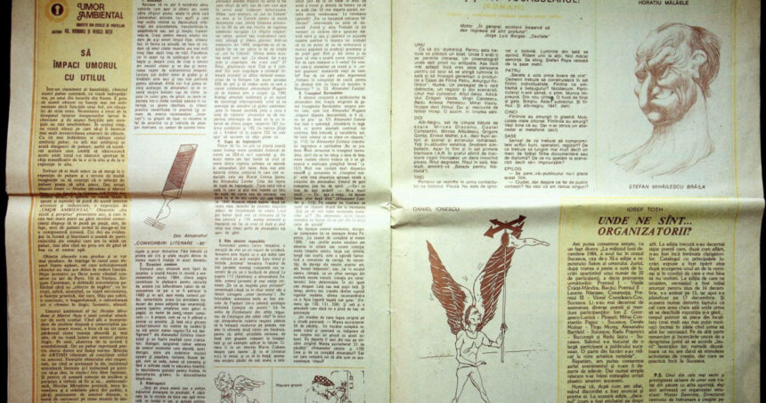 o fisa informativa din anii 80 in caricatura e prezentat un tobosar care tremura de frig iar toba e o canistra de benzina goala 69fc49ca83d3d