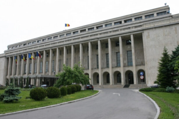 palatul victoria iluminat sambata in culorile uniunii europene mesajul guvernului de 9 mai 69ff171a2bbaf