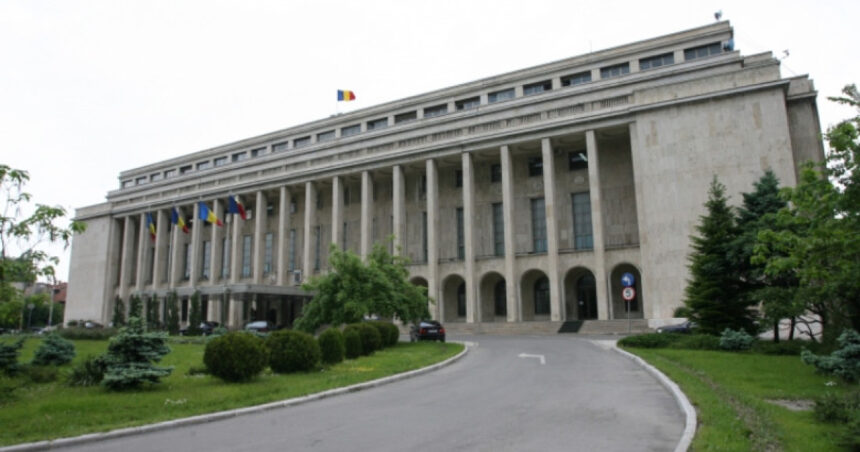 palatul victoria iluminat sambata in culorile uniunii europene mesajul guvernului de 9 mai 69ff171a2bbaf