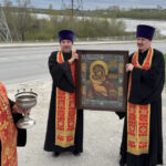 preotii ortodocsi rusi au organizat o procesiune cu icoane pentru a alunga dronele ucrainene atacurile calificate drept necaz 6a0c0a368366c