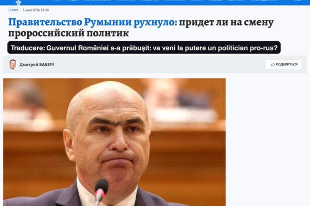 principalul ziar din rusia comenteaza caderea guvernului de la bucuresti kp va veni un politician pro rus 69fb0fd26200f