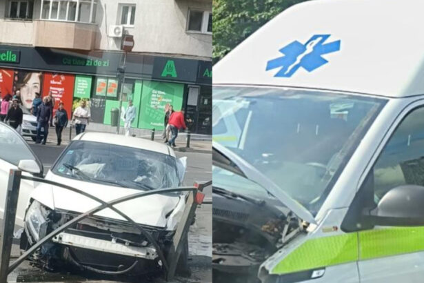 video accident in sectorul 2 al capitalei o ambulanta a intrat in plin intr o masina momentul impactului surprins de o camera de bord 6a0595dd4ef4b