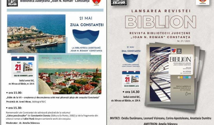 zilele constantei marcate la biblioteca judeteana ioan n roman 6a0d4dcb2b994