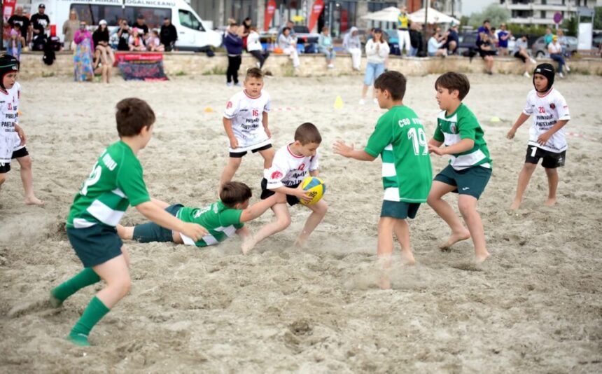 atmosfera plina de energie la festivalul de minirugby pe plaja de la navodari 6a20908c0a03c