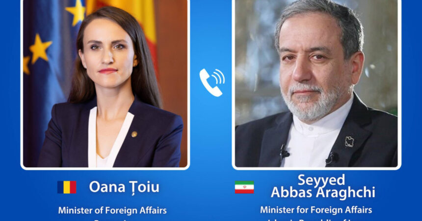 oana toiu discutie cu seful diplomatiei iraniene am subliniat necesitatea redeschiderii in conditii de siguranta a stramtorii ormuz 6a3ec87677f7b