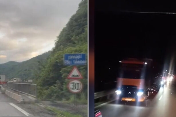 video ambuteiaje pe valea oltului o coloana de masini s a format in timpul noptii iar soferii au fost blocati cu orele 6a2d93612ddf6