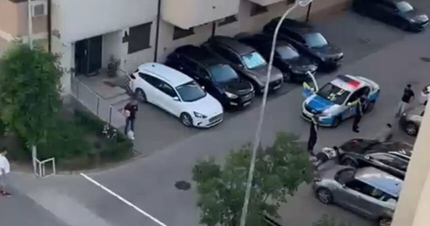 video panica intr un cartier din bucuresti doua clanuri rivale s au amenintat cu topoare si pistoale 6a3172c884737