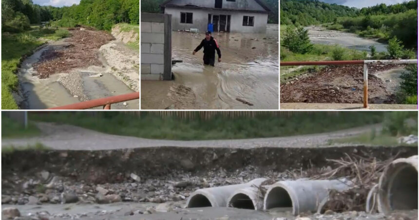 video prapad in zeci de localitati din romania dupa ploile de ieri imagini cu viitura care umfla apele unui rau mai multe sate sunt izolate 6a25446e2e883
