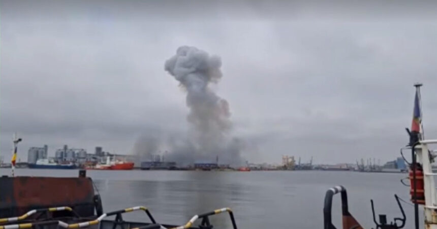 video primele concluzii dupa explozia dronei navale in portul constanta nicusor dan in acest moment nu vad vreo eroare umana 6a243cc1172b7