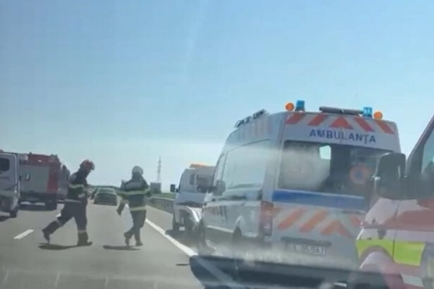 circulatie ingreunata pe autostrada soarelui pe drumul catre litoral in urma unui accident 6a6c6050c2927