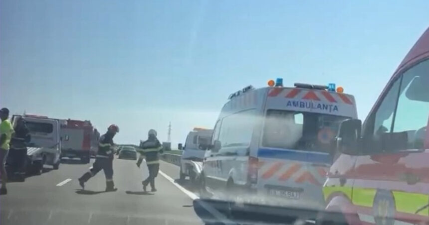 circulatie ingreunata pe autostrada soarelui pe drumul catre litoral in urma unui accident 6a6c6050c2927