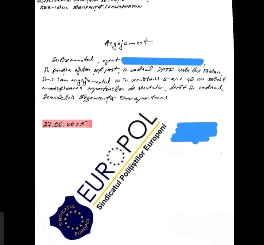 europol politistii debutanti ar fi fost obligati sa semneze angajamente de netransfer ipj constanta verifica situatia 6a5f55d0d2e0d