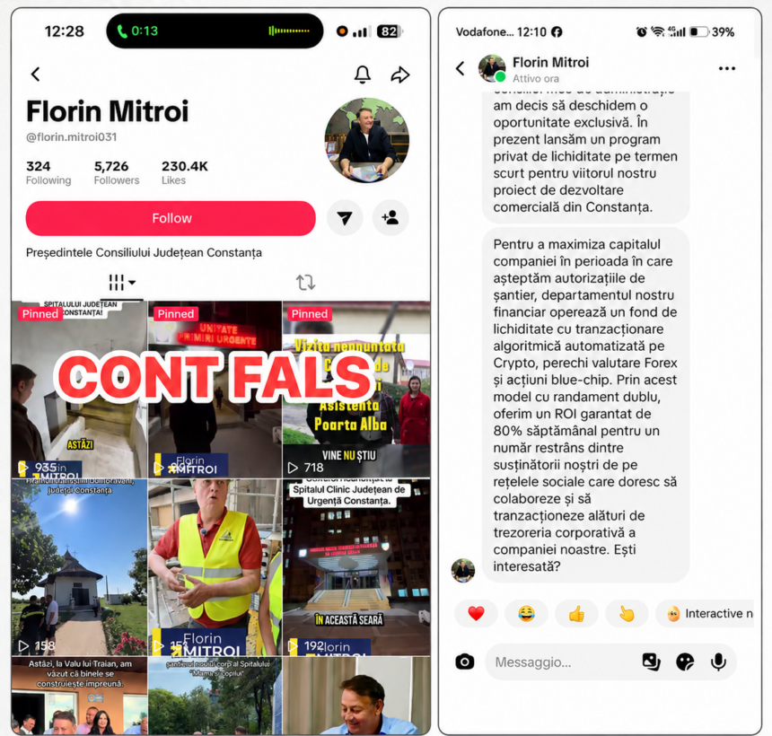 florin mitroi vizat de o tentativa de frauda online un cont fals cere bani in numele sau 6a5f443fedf50