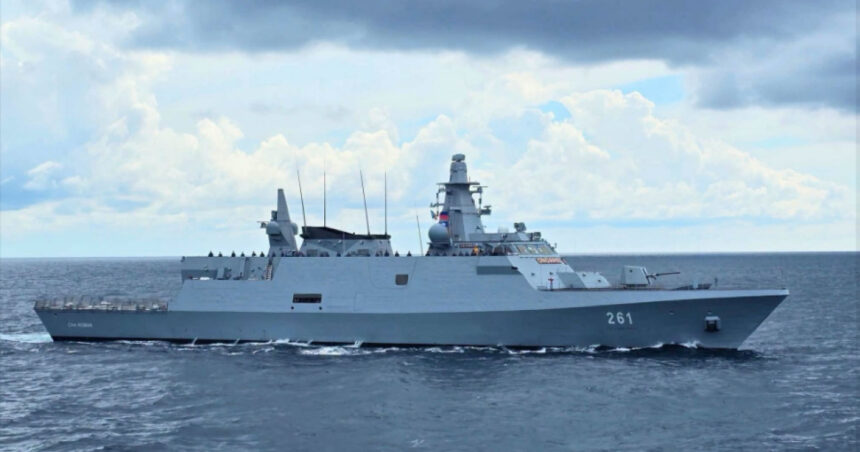 foto cea mai noua corveta a fortelor navale soseste in portul militar constanta anunta mapn 6a4ffa06d4955
