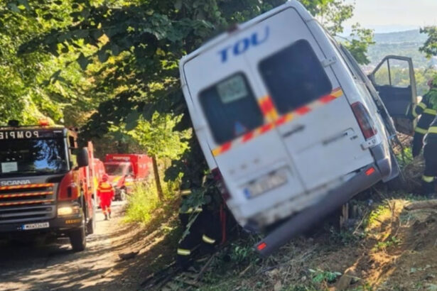 planul rosu de interventie a fost activat in judetul arges un mort dupa ce un microbuz a iesit de pe sosea si a intrat intr un copac 6a6c55c50561a