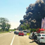 video alerta la harsova cisterna implicata intr un accident urmat de incendiu 6a688249d303f