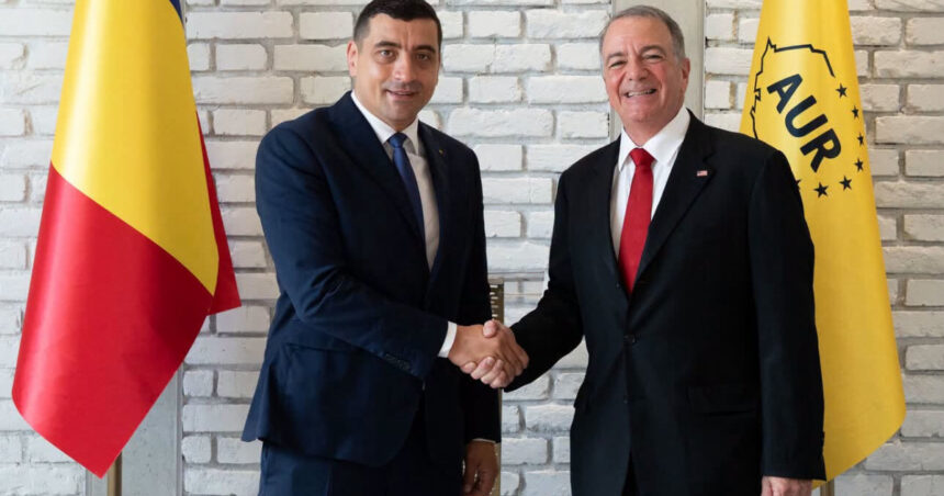 video george simion s a intalnit cu ambasadorul sua in romania a atras atentia ca unele state partenere intervin in politica romaneasca 6a688cac8ca80