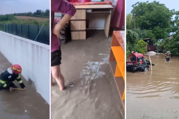 video inundatii in mai multe localitati din prahova pompierii evacueaza apa din case si gospodarii hidrologii au emis cod rosu 6a605fab5657d