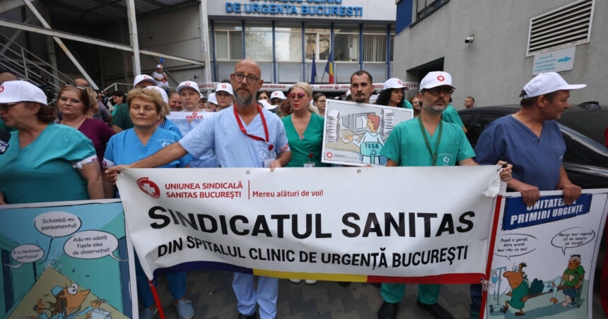 video sanitas incepe greva generala in spitale din cauza legii salarizarii dialogul social va continua cu partidele parlamentare 6a68452c6f30c