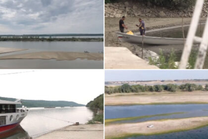 video seaca dunarea nave blocate de patru zile la mal imagini dezolante cu fluviul care a ajuns la cel mai mic nivel din ultimii 22 de ani 6a55b78a89607